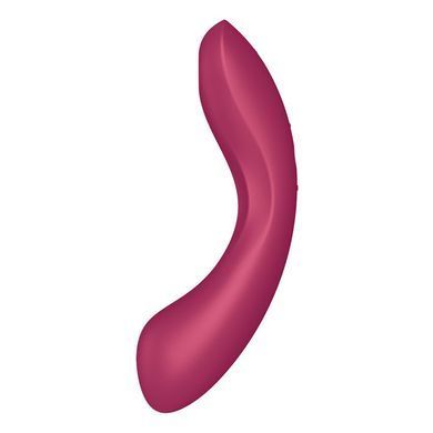 Вакуумний стимулятор із вібрацією Satisfyer Curvy Trinity 1 Red, іграшка 3 в 1