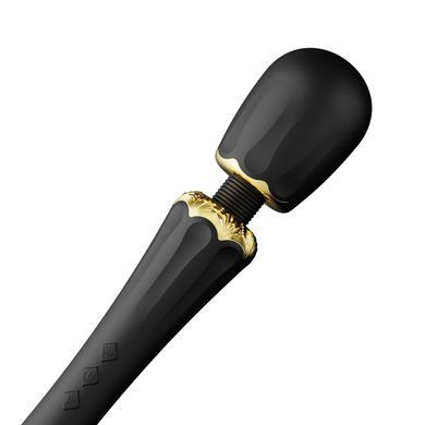 Вібромасажер з насадками Zalo &mdash; Kyro Wand Obsidian Black