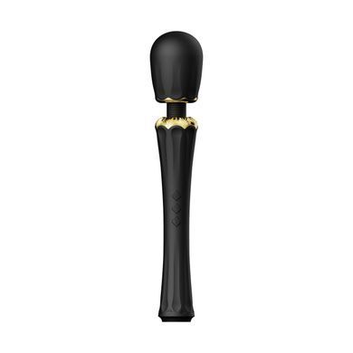 Вібромасажер з насадками Zalo &mdash; Kyro Wand Obsidian Black