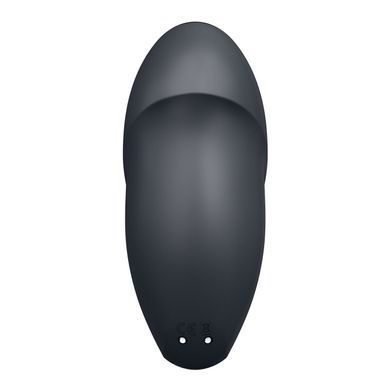Вибростимулятор-пульсатор Satisfyer Tap & Climax 1 Grey, эффект постукивания пальцем, 2 мотора