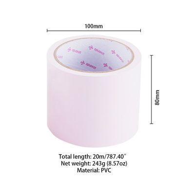 Електростатична стрічка для бондажу LOCKINK SEVANDA Electrostatic Tape - Pink Tape, 16 м