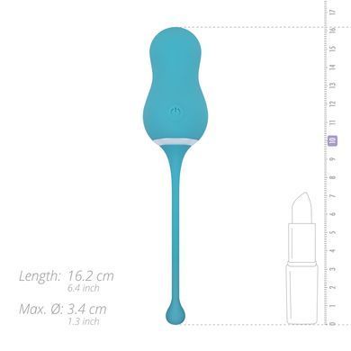 Віброяйце Cala Azul - Elena Vibrating Egg With Remote Control