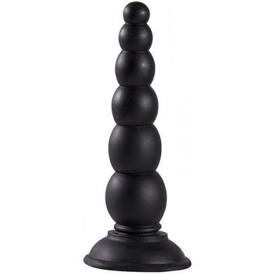 Анальная пробка с шариками MENZSTUFF BEADED PROBE BLACK