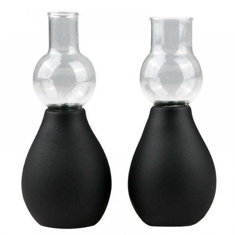 Вакуумні&nbsp;стимулятори&nbsp;для&nbsp;сосків&nbsp;EasyToys&nbsp;Black, Черный