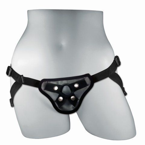 Трусы для страпона Sportsheets - Entry Level Strap-On Black, классика на все времена, Чорний