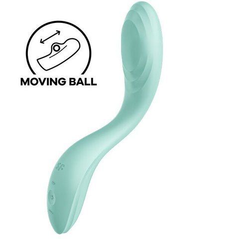 Вібратор із перлинною стимуляцією точки G Satisfyer Rrrolling Pleasure Mint
