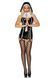 Leg Avenue Vinyl Sinful Sister L Black