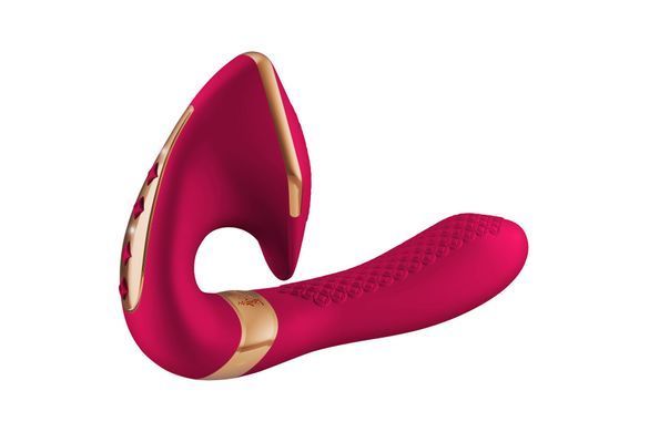 Shunga Soyo Raspberry Vaginal-Citoris Vibrator, Малиновый