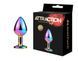 Металева анальна пробка MAI Attraction Toys №73 Rainbow