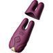 Смарт-вібратор для грудей Zalo - Nave Velvet Purple, пульт ДК, робота через додаток