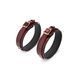 Фиксаторы для бедер Liebe Seele Wine Red Thigh Cuffs S Size, натуральная кожа