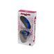 Анальна пробка Adrien Lastic Budy Blue із стимулюючою ніжкою, макс. діаметр 2,5 см, Синий