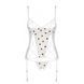 Корсет с подвязками + стринги LOVELIA CORSET white S/M - Passion