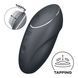 Вибростимулятор-пульсатор Satisfyer Tap & Climax 1 Grey, эффект постукивания пальцем, 2 мотора