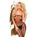 Бодістокінг з панчохами та геометричним малюнком Penthouse - Firecracker Black S/L, Черный
