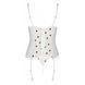 Корсет з підв'язками + стрінги LOVELIA CORSET white L/XL - Passion