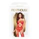 Бодистокинг с вырезом на животике Penthouse - Hot Nightfall Red S/L, Красный