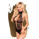 Боді з коміром стійки Penthouse Perfect lover black (S/M