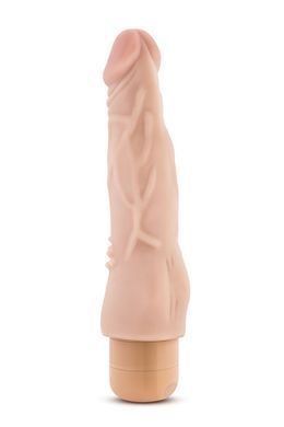 Вібратор із кліторальною стимуляцією Blush Mr. Skin Cock Vibe 4, тілесний