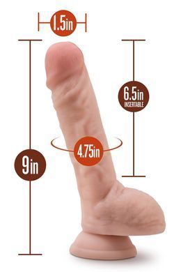 Фалоімітатор DR. SKIN SILICONE DR. MASON 22,8 см