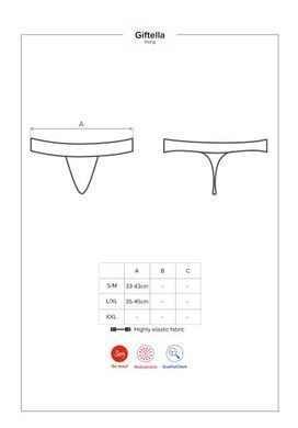 Стрінги Obsessive Giftella thong red S / M