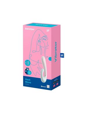 Смарт вібратор-кролик із підігрівом Satisfyer Heat Wave Mint