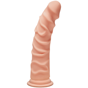 Фаллоимитатор Doc Johnson The D - Ragin D - 8 Inch Without Balls - ULTRASKYN, диаметр 5,1см, Телесный