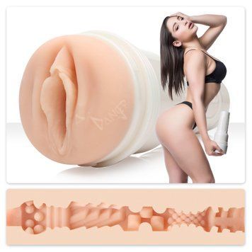 Мастурбатор Fleshlight Girls: Abella Danger - Danger, со слепка вагины, очень нежный, Телесный