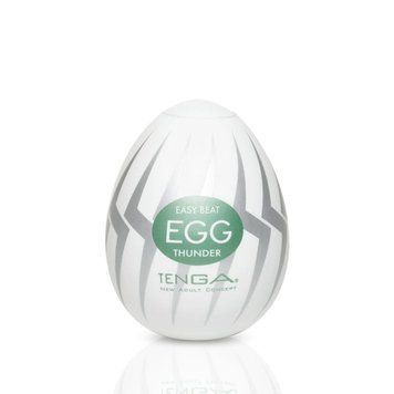 Мастурбатор яйце Tenga Egg Thunder (Блискавка), Білий