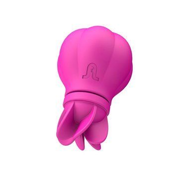 Вибратор Adrien Lastic Caress с крутящимися насадками для стимуляции эрогенных зон, Розовый