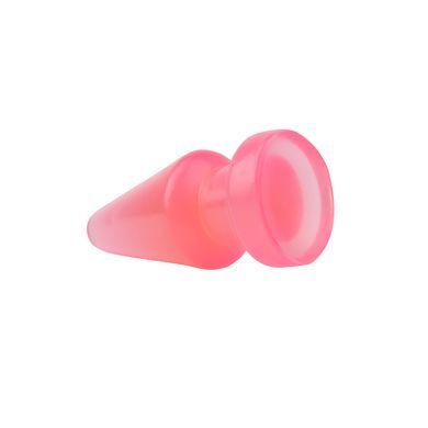 Велика анальна пробка Chisa Hi-Rubber Anal Delight Plug Pink 17 * 7 см