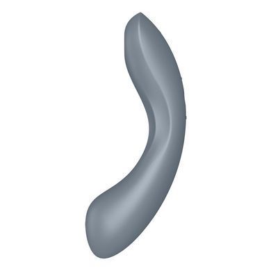 Вакуумний стимулятор із вібрацією Satisfyer Curvy Trinity 1 Bluegrey, іграшка 3 в 1