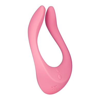 Вибратор для пар Satisfyer Endless Joy Pink, 3 независимых мотора, многофункциональный, Розовый