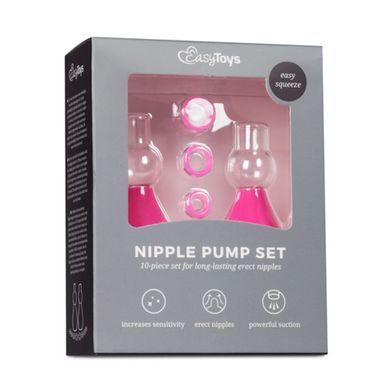 Вакуумные&nbsp;стимуляторы&nbsp;для&nbsp;сосков&nbsp;EasyToys&nbsp;Pink, Розовый