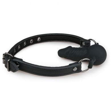 Кляп&nbsp;EASYTOYS&nbsp;BALL&nbsp;GAG&nbsp;WITH&nbsp;SILICONE&nbsp;DONG, Черный