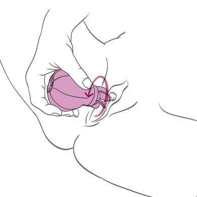 Вібратор Adrien Lastic Caress з насадками для стимуляції ерогенних зон, які обертаються., Рожевий