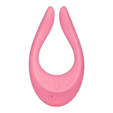 Вибратор для пар Satisfyer Endless Joy Pink, 3 независимых мотора, многофункциональный, Розовый