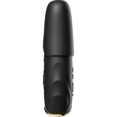 Смарт-вибратор для груди Zalo - Nave Obsidian Black, пульт ДУ, работа через приложение