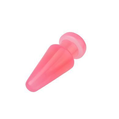 Велика анальна пробка Chisa Hi-Rubber Anal Delight Plug Pink 17 * 7 см