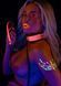 Нашийник з повідцем, що світиться в темряві Taboom Glow In the Dark Collar and Chain Leash, рожевий
