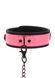 Нашийник з повідцем, що світиться в темряві Taboom Glow In the Dark Collar and Chain Leash, рожевий