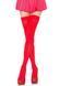 Leg Avenue Opaque Nylon Thigh Highs OS Red