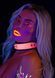 Нашийник з повідцем, що світиться в темряві Taboom Glow In the Dark Collar and Chain Leash, рожевий