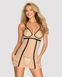Сорочка напівпрозора Nudelia Chemise Obsessive бежева, розмір, L/XL