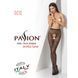 Эротические колготки-бодистокинг Passion S010 black, с доступом, геометрический рисунок, Черный