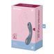 Вакуумний стимулятор із вібрацією Satisfyer Curvy Trinity 1 Bluegrey, іграшка 3 в 1
