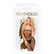 Бодістокінг з панчохами та геометричним малюнком Penthouse - Firecracker Black XL, Черный
