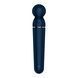 Вібромасажер Satisfyer Planet Wand-er Blue/Rosegold, дуже потужний, бездротовий
