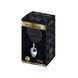 Металева анальна пробка Кролячий хвостик Alive Fluffly Plug L Black