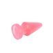 Велика анальна пробка Chisa Hi-Rubber Anal Delight Plug Pink 17 * 7 см